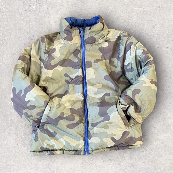 Toddler GAP Reversible Winter Puffer Jacket, 3T - Picture 4 of 7